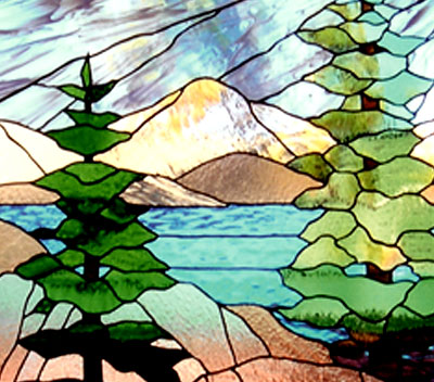 Stained Glass in Tahoe Donner